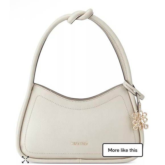 Nine‎ West Shoulder Bag Purse Handbag Top Handle Designer Charm Small - Picture 1 of 11